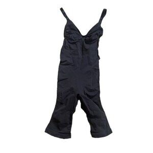 SKIMS Mid Thigh Bodysuit S/M (US 4-10) Seamless Sculpt Black NWOT MSRP $74